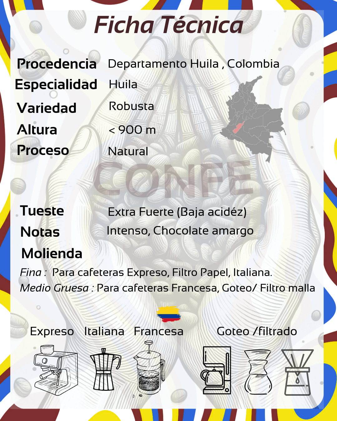 Cafe Colombiano Huila