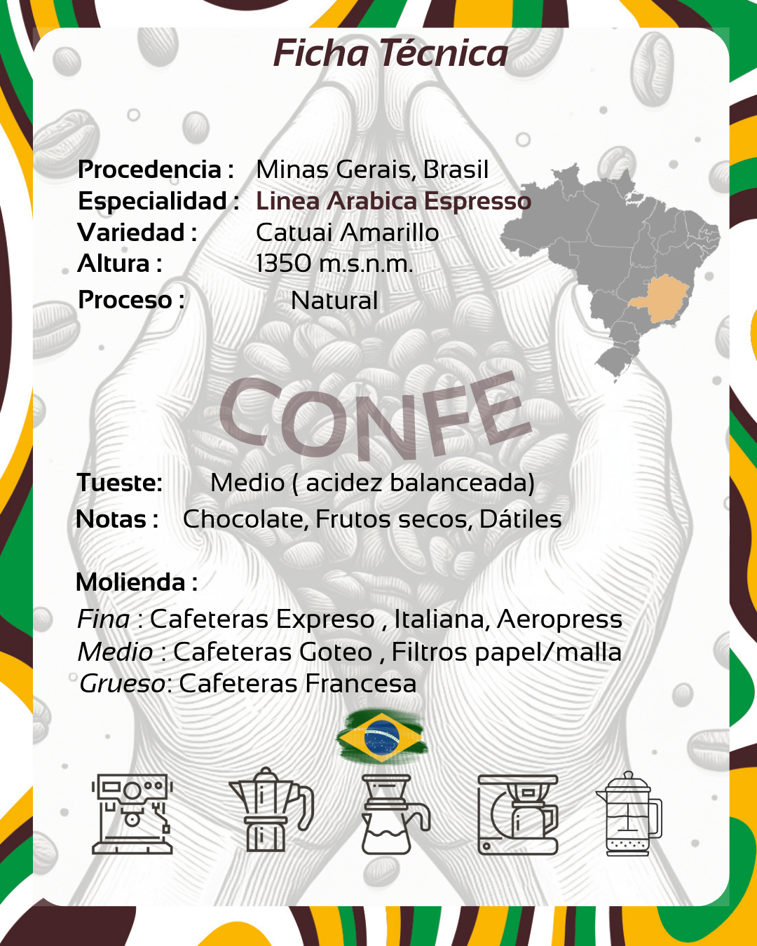 Fuerza de la Tierra - Linea Espresso - 100% Arábico