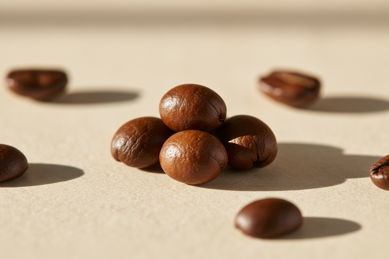 Grano de cafe Peaberry