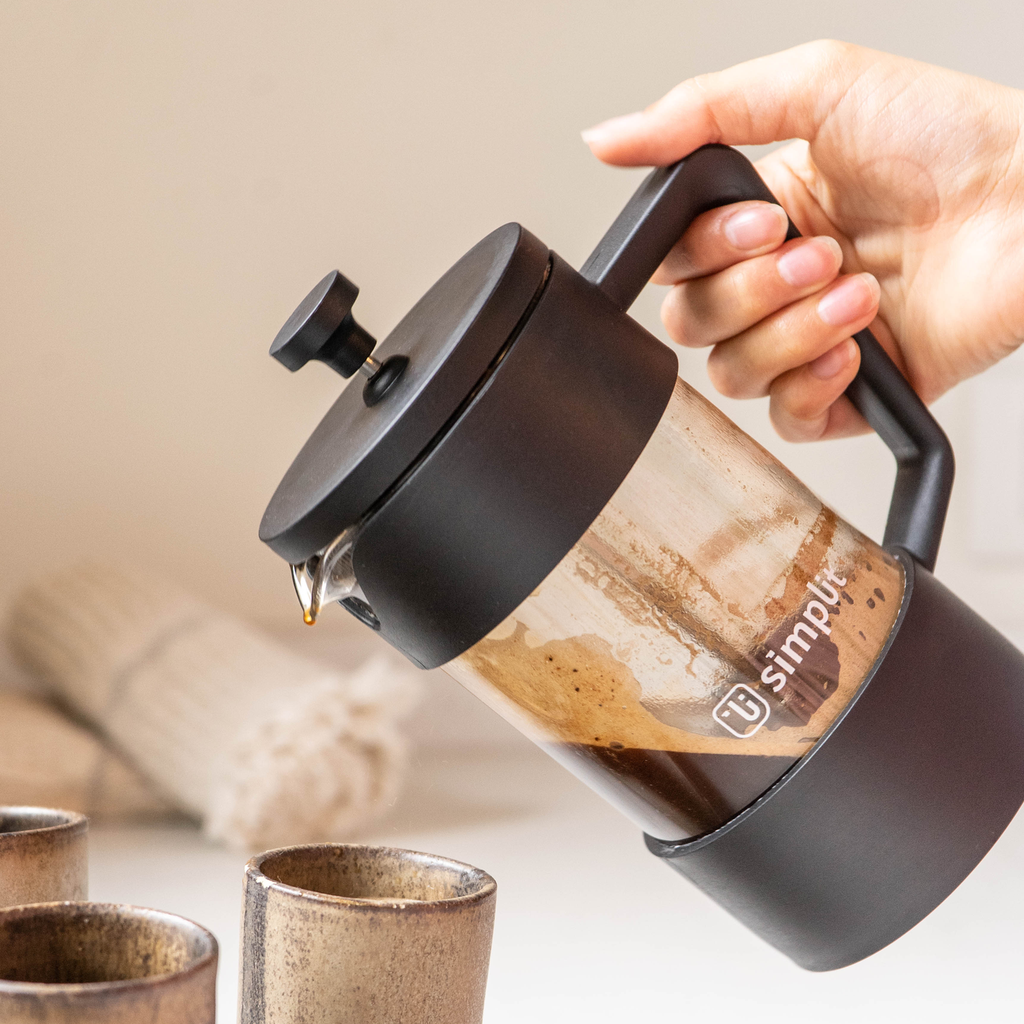 Pack Café + Cafetera: Fuerza de la Tierra + Francesa Simplit