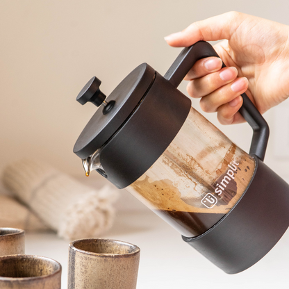 Pack Café + Cafetera: Fuerza de la Tierra + Francesa Simplit