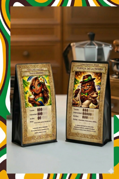 Pack Degustación Dúo 250 g : Dulce Armonía + Fuerza de la Tierra