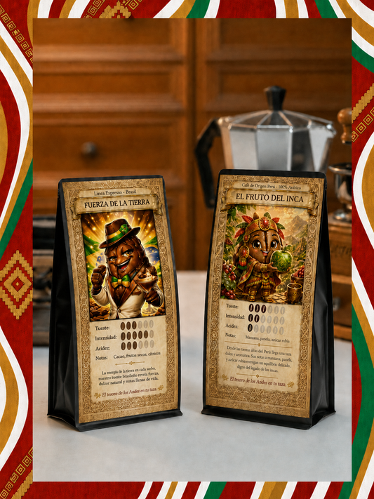 Pack Degustación Dúo 250 g : Fruto del Inca + Fuerza de la Tierra