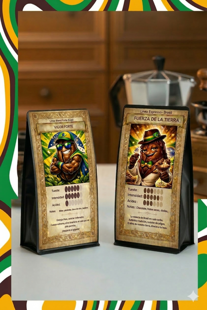 Pack Degustación Dúo : Vigor Forte Brasil - Fuerza de la Tierra Brasil.