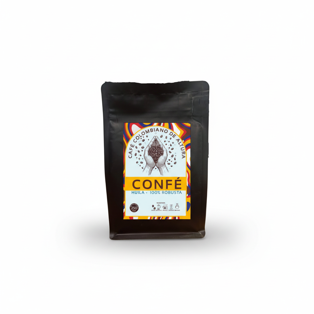 250g de café tipo Huila